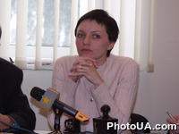 Руководитель пресс-службы партии "Реформы и Порядок" на встрече журналистов с лидерами партии "Реформы и Порядок" - "Реформы за чашкой кофе". Обсуждаются вопросы создания коалиционного правительства
