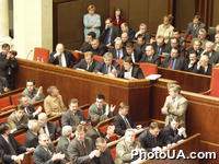 Кабинет Министров Украины в зале заседаний Верховного Совета Украины в последний день слушаний отчета правительства "О ходе выполнения программы деятельности Кабинета Министров Украины "Реформы во имя благостояния" в 2000 году"
