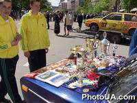 Участники спортивных соревнований посвященных Дню солидарности трудящихся