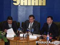 Пресс-конференция"Результаты деятельности УЛАПК:вклад в формирование европейской модели развития аграрного сектора экономики Украины"при участии президента Украинской лиги предпринимателей агропромышленного комплекса Л.Козаченко, О.Бирюкова, Ю.Агафонова