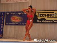 Участница Чемпионата Европы по бодибилдингу и фитнесу, который проходил в Киеве 19-20 мая