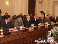 Встреча руководителей высших органов финансового контроля государств-участниц СНГ с Главой Верховного Совета Украины Иваном Плющем