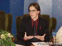 Пресс-конференция "Рейтинг инвестиционной привлекательности регионов Украины" при участии руководителя проекта"Рейтинг инвестиционной привлекательности регионов Украины"  Маркияна Дацишина