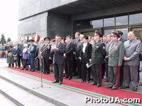 Митинг-реквием, приуроченный ко Дню скорби и памяти жертв войны в Украине при участии главы Киевской городской госадминистрации А.Омельченко (Национальный музей Великой Отечественной войны)