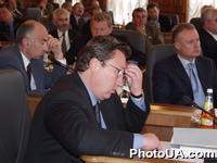 Встреча депутатской фракции СДПУ(О) с премьер-министром Украины Анатолием Кинахом и министром финансов Украины Игорем Митюковым. Министр финансов Украины Игорь Митюков