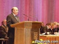 Торжества посвященные 95-летию Киевского Национального экономического университета. Выступление ректора КНЭУ Анатолия Павленко (Национальный дворец "Украина", г. Киев)