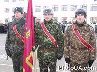Церемония принятия военной присяги в одной из артилерийских частей Киевщины