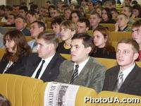 Делегаты Первого Съезда Русской Молодежи Украины (Киев, отель "Турист").