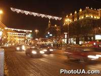 Предновогодний Киев. Улица Крещатик