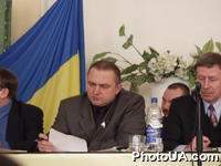 Межпартийный съезд избирательного блока "За Ющенко!". Председатель избирательного блока партий "За Ющенко!" Александр Ржавский