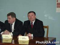 Пресс-конференция "Избирательный блок Народный Рух Украины требует правды!" при участии Андрея Чорновола, Богдана Бойко, Георгия Филипчука и Сергея Конева