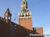 Спасская (Фроловская) башня Кремля в Москве (Российская Федерация)