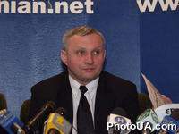 Президент ассоциации фермеров и частных землевладельцев Украины Иван ТОМИЧ на пресс-конференции в УНИАН