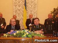 Встреча министра обороны Украины Владимира Шкидченко с министром обороны Словацкой Республики Йозефа Станком, который находится в Украине с официальным визитом
