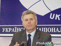 Председатель правления ЗАО "Первый Киевский молочный завод" Нестор Полищук на пресс-конференции в агентстве "Укринформ"