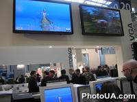 Экспозиция международной выставки-ярмарки CeBIT-2002 (г. Ганновер, Германия). Телекоммуникации