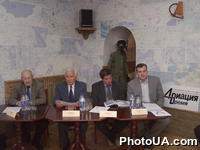 Пресс-конференция, посвященная открытию чемпионатов и первенств Киева по авиамодельному спорту. Презентация первого украинского журнала "Авиамоделизм Украины"