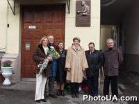 40-летие учреждения гандбольного клуба "Спартак" (Киев). Церемония открытия мемориальной доски в честь прославленного украинского гандбольного тренера Игоря Турчина, по ул. Лютеранской в Киеве.