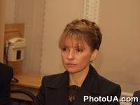 В украинском парламенте прошли слушания на тему: "Общество, средства массовой информации, власть: свобода слова и цензура в Украине". На фото: народный депутат Украины Юлия Тимошенко на пресс-конференции лидеров оппозиционной тройки