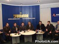 Пресс-конференция на тему: "Покушение на жизнь Леонидща Кожуха, председателя НПГУ шахты "Краснолиманская", воспрепятствование деятельности профсоюзов и преследование активистов КСПУ со стороны администраций предприятий, силовых структур"
