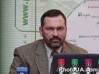 Пресс-конференцияя предтавителей Приватбанка, посвященная презентации обновленной версии сайта банка www.privatbank.ua. На фото: заместитель Председателя Правления ПриватБанка Никита Волков