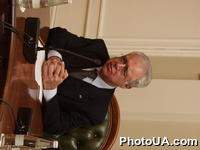 Пресс-конференции руководителя депутатской группы ВР Украины по межпарламентским связям с Италией И.Осташа и председателя парламентской группы "Италия-Украина" Э.Риччо. На фото: Э.Риччо