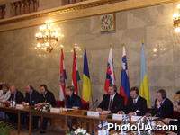 Международная конференция глав парламентов Венгрии и соседних с ней стран "Вклад Центральной Европы в дело общей безопасности евроатлантического пространства" (г. Будапешт)
