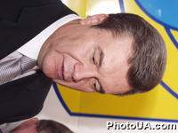 Премьер-министр Украины Виктор Янукович на сьезде "Партии Регионов Украины"