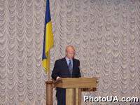 Заместитель Председателя Верховной Рады Украины Александр Зинченко на торжественном собрании по случаю Дня Государственной службы в Украине. Украинский Дом