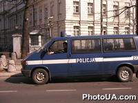 Патрульная машина полиции Республики Польша (Варшава)