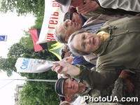 Митинг в защиту газеты "Сельские Вести" у здания Аппеляционного суда г.Киева