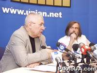 Прес-конференция "Неправительственные экспертные центри Украины и России - участники разработки политики в своих государствах". Президент ФЭП Г.Павловский и директор Киевского центра политических исследований и конфликтологии М.Погребинский