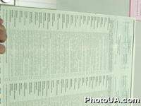 Избирательный бюллетень для голосования на выборах Президента Украины-2004