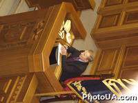 Верховная Рада Украины приняла закон о внесении изменений в Конституцию и изменения к закону о выборах президента. На фото: Президент Украины Леонид Кучма