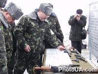 Робочая поездка министра обороны Украины А.Гриценко в Белоцерковский гарнизон. Образцы вооружения
