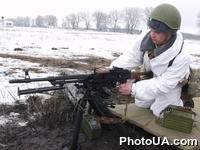 Робочая поездка министра обороны Украины А.Гриценко в Белоцерковский гарнизон. Образцы вооружения