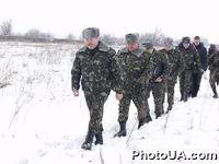 Робочая поездка министра обороны Украины А.Гриценко в Белоцерковский гарнизон