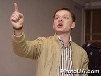 Пресс-конференция на тему: ⌠Ситуация в Генеральной прокуратуре: нелегитимность пребывания в должности Генерального Прокурора Украины■. Заместитель генерального прокурора Украины Ольга Колинько. На фото: О.Ляшко