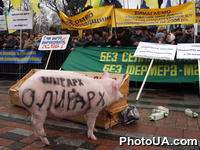 Возле Верховной Рады Украины состоялась Всеукраинская сельская акция "Без селянина нет государства, без фермера √ будущего