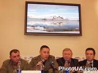Пресс-конференция на тему: "Впервые за всю историю существования украинской антарктической станции "Академик Вернадский" в состав экспедиции включена съемочная группа телеканала "Интер"