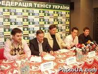 Пресс-конференция, посвященная официальному матчу в 2007г. по теннису в рамках розыгрыша кубка Дэвиса во Второй группе Евро-Африканской зоны против сборной Греции