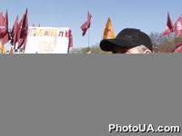 Сторонники оппозиции на Европейской площади поддерживают роспуск Верховной рады Украины